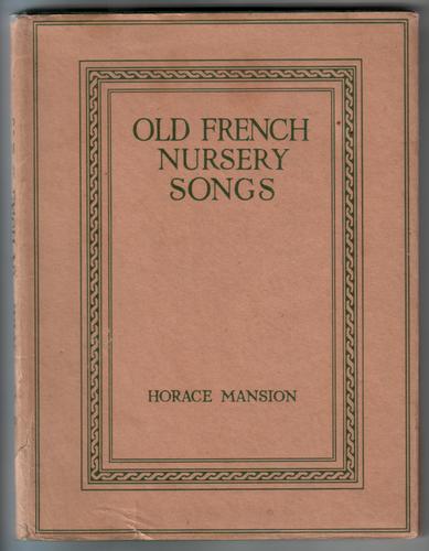 Old French Nursery Songs